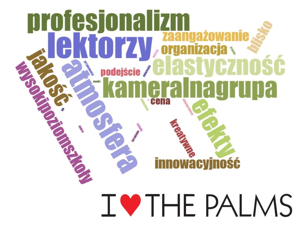 Opinie klientów o szkole The Palms